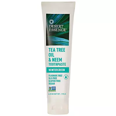 £11.92 • Buy Desert Essence Natural Tea Tree Oil And Neem Toothpaste, 176g 6.25 OZ