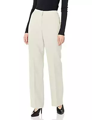 Kasper Womens Straight-Leg Crepe Pants 10543022 8 12 • $36