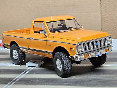 Gmp Acme 1:18 1972 Chevrolet K10 4x4 Pickup Truck Orange 250 Made A1807213ac • $140