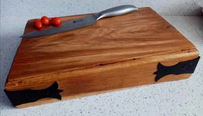 £76 • Buy Butchers Block/Chopping Board Solid Oak. (Maximum Dim 41x26x8cm) 7.7 Kg.Unique.