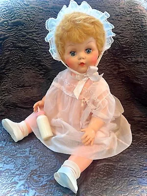VTG 1950s Toodles Playpal Companion Size BIG 24” Drink Wet Baby Doll Eegee? • $99.99
