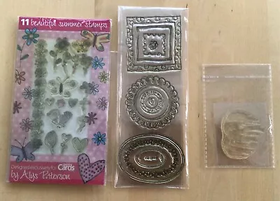 £3.99 • Buy BARGAIN BUNDLE Of Clear Stamps - Summer, Floral, Frames And Sentiments FREEPOST