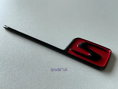 New Mercedes Benz S Gloss Black & Red Amg Rear Boot Back Badge C63 C63s E63 E63s • £9.98
