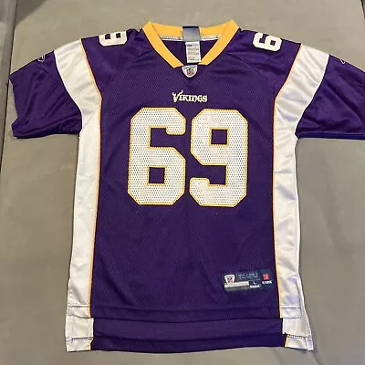 VINTAGE- Minnesota Vikings- Jared Allen- #69- Reebok On Field - Jersey - Youth L • $39.99