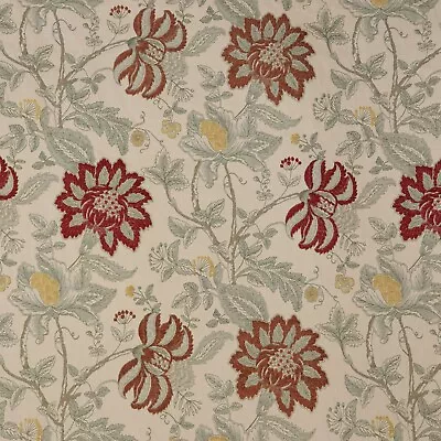 Warwick Brydcliffe Vintage Fabric | Jacquard Floral | Curtains Upholstery Crafts • £14.95
