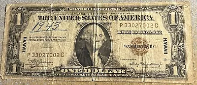 1935-A Hawaii $1 Silver Certificate Circulated Lot#211 • £8.02