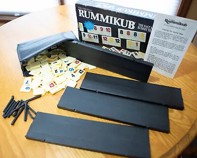 THE ORIGINAL Rummikub Pressman Rummy Tile Game - Complete 1990 Version • $21.95