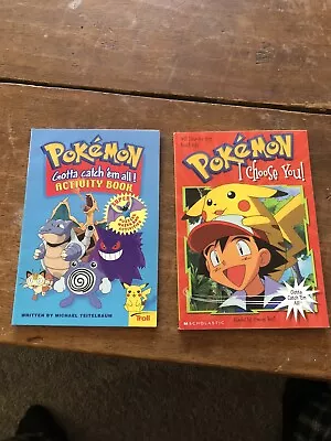 Pokemon I Choose You And Activity Book • $20