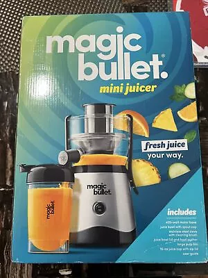 Magic Bullet® Mini Juicer - Silver With Juice Cup & Much More New In Box • $57.99