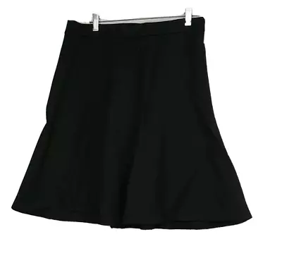 J.CREW Womens City Mini Skirt Size 6 Paper Bag Elastic Waist Black • $12.59