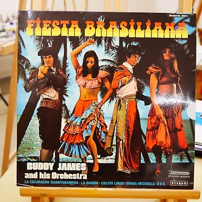 Fiesta Brasiliana Buddy James Orchestra Cucaracha La Bamba Cielito Lindo LP • £0.86