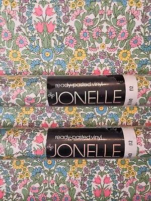 Vtg Retro Jonelle Daisy Chain Pat Albeck Floral 1970s Wallpaper – 3 Rolls • £125