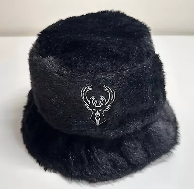 Milwaukee Bucks Fuzzy Hat From 01/26/2024 Giveaway • $13