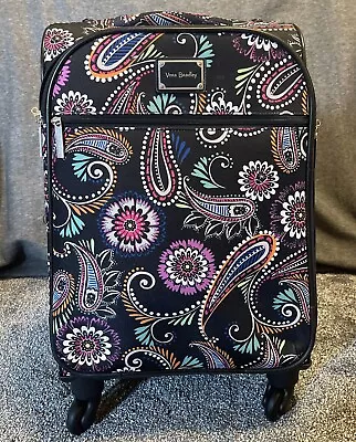 22  VERA BRADLEY Rolling Luggage Bandana Floral Travel Suitcase! • $89