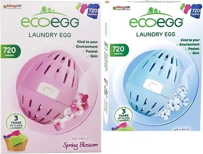 Eco Laundry  EcoEgg 720 Washes Fresh Linen Or Spring Blossom • £19.99