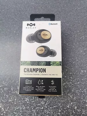 Marley Champion True Wireless Earphones Black • £30