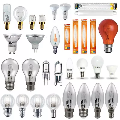 £3.99 • Buy GU10, Candle, Golf Ball, GLS, G4 Halogen, LED, Appliance Household Light Bulbs
