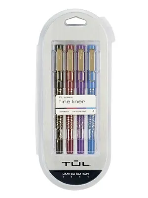 $11.99 • Buy TUL Porous-Point Pens, Ultra Fine, 0.4 Mm, Assort. Barrel & Ink Colors, 4 Pens
