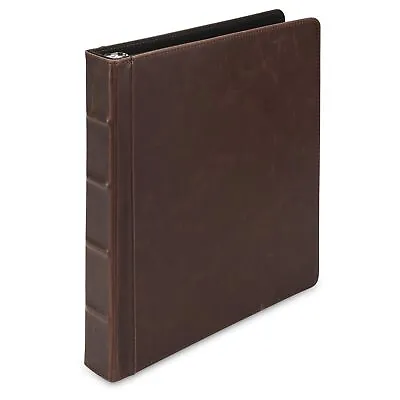 Vintage Hardback 3 Ring Leather Binder Professional Binder Organizer Planne... • $29.06