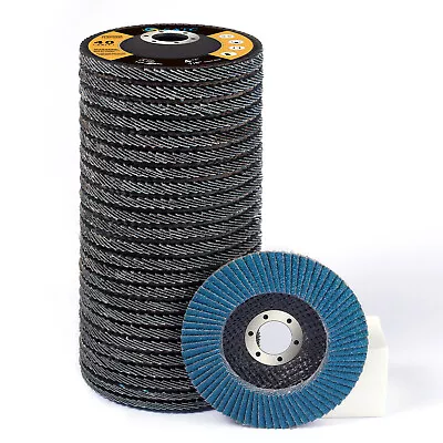 £14.29 • Buy 20x 10x Flap Discs 115mm Sanding 40 60 80 120 Grit Grinding Wheels Discs 4.5  UK