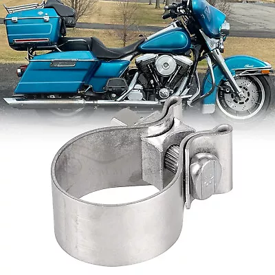 Exhaust Mufflers Clamp On 1.75 Header Fit For Harley Road Glide EFI FLTRI FLTR • $13.98