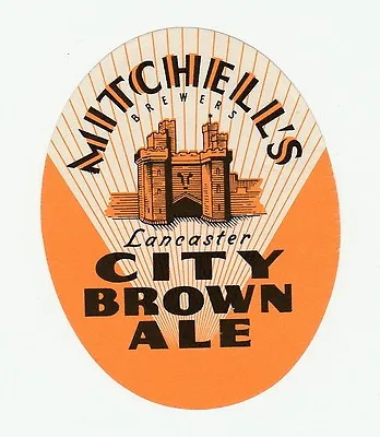 England Beer Label - Mitchell's Lancaster - City Brown Ale • $3.78
