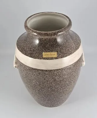 Vtg Neiman Marcus Vase Planter Granite Gray White Art Crafts Mission Style Italy • $34.99