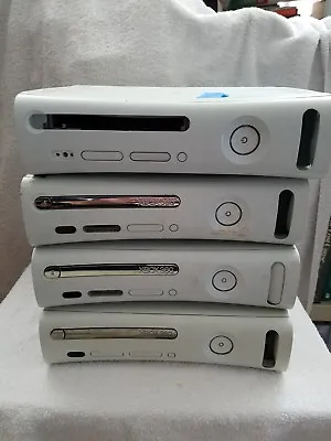 Lot Of 4 Microsoft Xbox 360 Consoles  AS IS JASPER & Falcon White  • $48.99