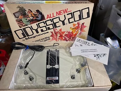 1975 All New Magnavox ODYSSEY 200 Home Video Game Console Unused Opened Box • $99