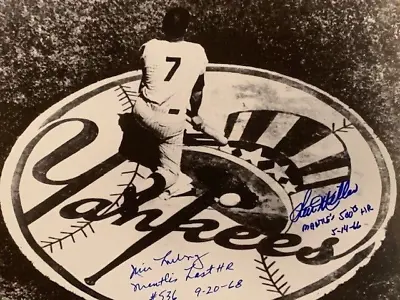 Mickey Mantle Yankees Signed Autographed Last / 500th Home Run 8x10 Lonborg #5 • $79.99