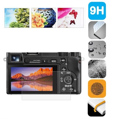 $4.24 • Buy 9H Tempered Glass LCD Screen Protector Guard Film For Sony Alpha A6000 A5000 New
