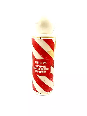Philips Home Barber Shop Container Barber Shop Pole Vintage 10  White And Red • $11.74