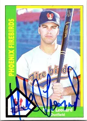 Mark Leonard Autographed Baseball Card (Phoenix Firebirds) 1990 CMC Rookie #546 • $15