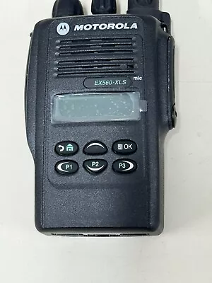 Motorola EX560 XLS 16 Ch. 450-512 Mhz AAH38SDF9DU6AN UHF Radio W/acc Tested OK • $100