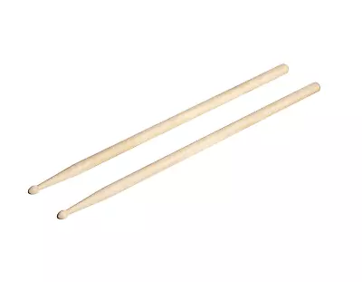 Pair 7A Maple Wood Drumsticks Lightweight Endearing Music Oval Tip Drum Sticks W • $7.99