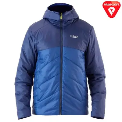 Rab Large Men’s Xenon 2.0 Insulated Jacket Rrp £135 Eco Down Padded Warm Navy • £83.99