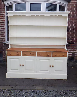Solid Wood Farmhouse Style Dresser Unit - Perfect Upcycling Project • £50