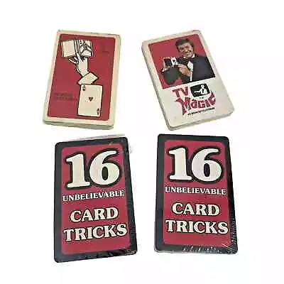 Vintage 1970 Marshall Brodien TV MAGIC Trick Cards Complete Decks • $16.10