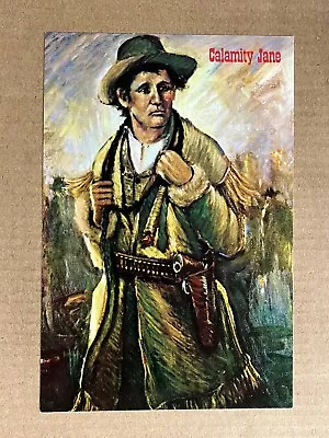 Postcard Gunfighter Sharpshooter Calamity Jane Wild West Painting Lea McCarty • $4.99