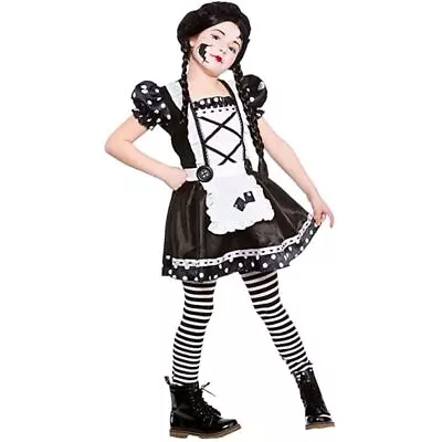 Broken Doll  Fancy Dress Halloween Ragdoll Kids Childs Costume 5-7 Yrs • £10