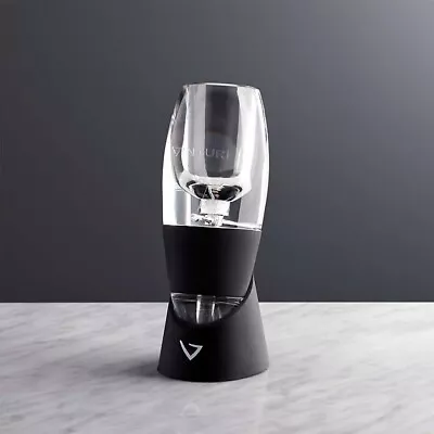 Vinturi Red Wine Aerator 2.5  Dia. X 5.75 H Acrylic With Rubber Grip Rubber Base • $12.50