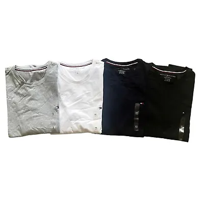 Tommy Hilfiger Men's Essential Stretch Cotton Slim Fit Long Sleeve T-shirt Tee • $29.98