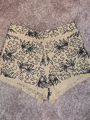£16 • Buy Topshop Sequin Embellished Lace Shorts Size 8 