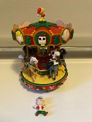 Mr. Christmas Holiday Musical Carousel Peanuts Snoopy 50 Celebration - READ!!! • $15