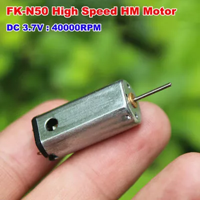 FK-N50 DC 3V 3.7V 40000RPM High Speed Mini 10mm*12mm Electric Motor RC Drone Toy • $1.85