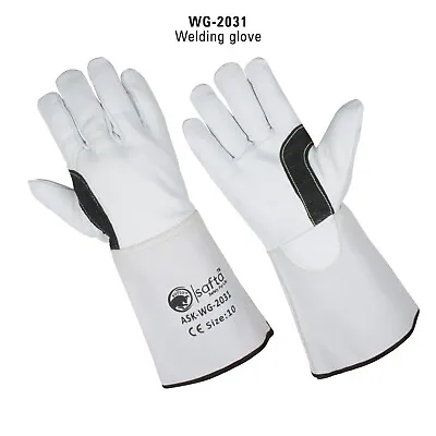 Tig Mig Leather Welding Heat Resistant Spark Proof BBQ Gardening Work Gloves 14  • £5.99