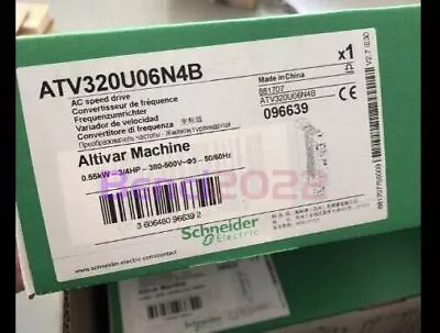 1PC New Schneider ATV320U06N4B PLC In Box Expendited Shipping • $450