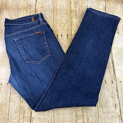 7 For All Mankind Standard Denim Jeans Made In USA Mens Size 34 (35X33) AT519692 • $44.95