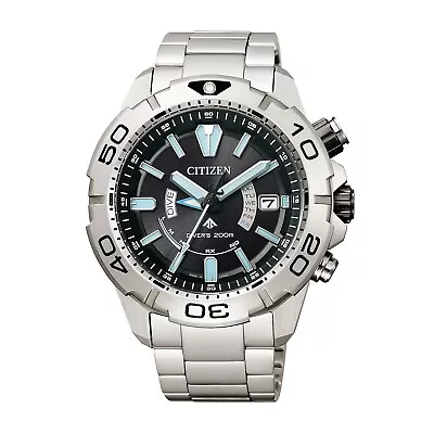 CITIZEN AS7141-60E Unused PROMASTER Eco Drive Sapphire Glass Black Men Wrist... • $621