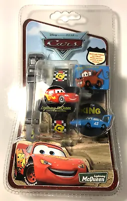 New 2006 Disney Pixar Cars Kids Watch 2 Bands Mater Lightning McQueen King NOS • $11.08